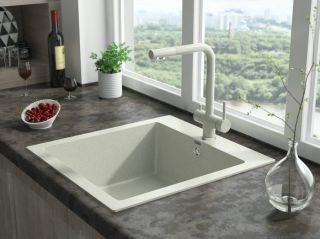 Смеситель для кухни Paulmark Skalen Sk213020-310 серый Смеситель для кухни Paulmark Skalen Sk213020-310 серый