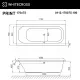 Ванна акриловая Whitecross Print 0112.170075.100 170 х 75 см белая