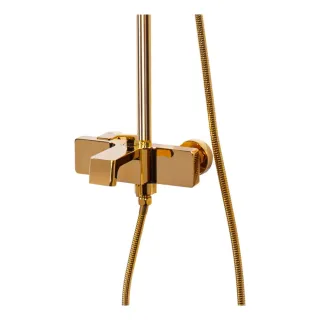 Душевая стойка Hansberge H5065GO золото