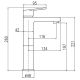 Смеситель для раковины Rav Slezak Colorado CO130.5CMATC Черный