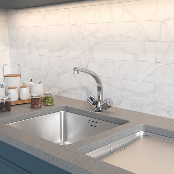 Смеситель для кухни Paini Tevere 10CR571FFQLMKM хром