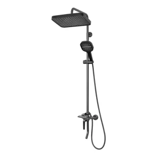Душевая стойка Hansberge H5068BG графит
