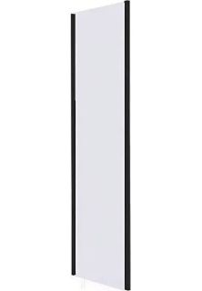 Боковая панель RGW Z-050-2B 352205206-14 60 см профиль чёрный стекло прозрачное