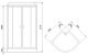 Душевая кабина Royal Bath HK стекло матовое 90x90см RB90HK2-M-CH-EL