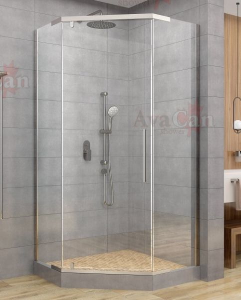 Душевой уголок AvaCan PC 90x90 см хром