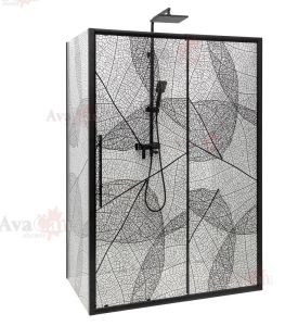Душевой уголок AvaCan FB 160-180+ SB 90 чёрный