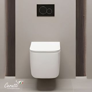 Унитаз подвесной Ceruttispa CT12033 белый