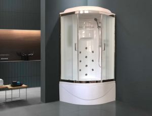 Душевая кабина Royal Bath NRW с парогенератором стекло матовое 100x100см RB100NRW-C-CH-P