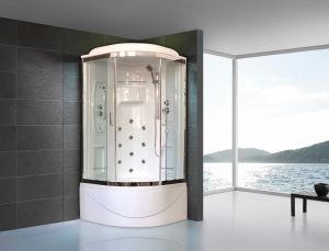 Душевая кабина Royal Bath NRW с парогенератором стекло прозрачное 100x100см RB100NRW-T-CH-P