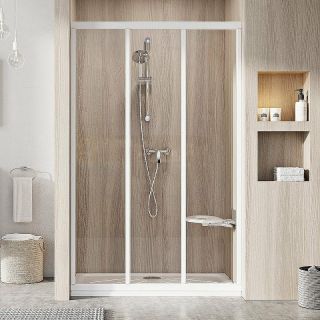 Душевая дверь Ravak Supernova ASDP3-80 00V401R2Z1 80 см профиль белый стекло Transparent