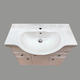 Comforty Тумба-умывальник "Тбилиси-90" белый глянец с раковиной Comforty XD-F90