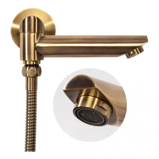 Душевой комплект Hansberge H6095BR бронза