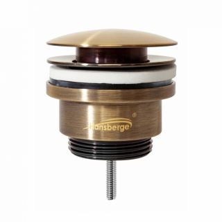 Донный клапан Hansberge H107BR бронза