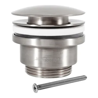 Донный клапан Hansberge H107NK никель