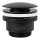 Донный клапан Hansberge H107BL чёрный матовый