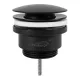 Донный клапан Hansberge H107BL чёрный матовый