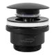 Донный клапан Hansberge H107BL чёрный матовый