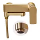 Смеситель для ванны с ручным душем Hansberge H4010MG золото матовое