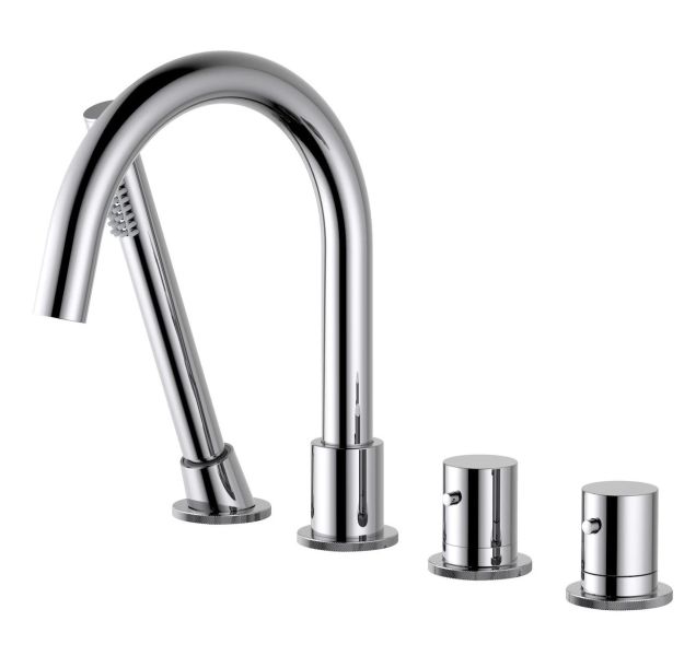 Смеситель на борт ванны Timo Saona 2330/00Y с термостатом хром