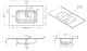 Раковина BelBagno  BB800ETL 80 см белый