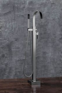 Напольный смеситель для ванны NT Bagno Nera C NT1001 хром