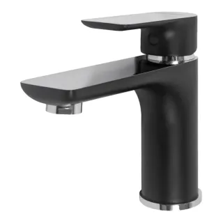 Набор смесителей для ванны 3 в 1 Hansberge Nordic H7099BC чёрный/хром