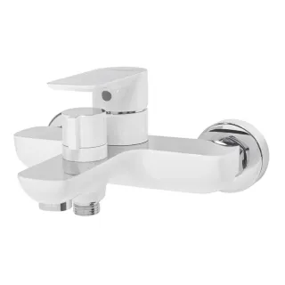 Набор смесителей для ванны 3 в 1 Hansberge Nordic H7099W белый/хром