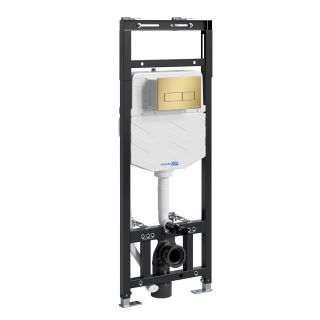 Система инсталляции для унитазов WasserKRAFT Alme 15TLT.010.ME.MG03 с кнопкой смыва