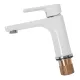 Набор смесителей для ванны 3 в 1 Hansberge Nordic H7099W белый/хром
