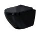 Унитаз подвесной Gid Tr2198-18 62204Y черная глянцевая 49x36x35.5