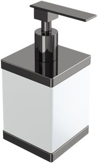 Дозатор Boheme Qubic 10969-SGM графит