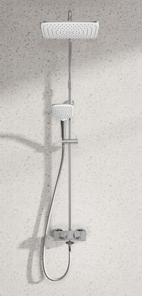 Душевая стойка Kludi Cockpit Explorer с термостатом хром 8005005-00