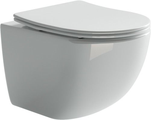 Подвесной унитаз Ceramica Nova Forma CN3009 безободковый белый Подвесной унитаз Ceramica Nova Forma CN3009 безободковый белый