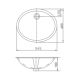 Раковина SSWW CL3079 545?450?180