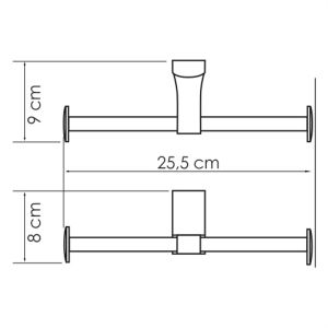 WasserKRAFT Держатель для туалетной бумаги K-5096D