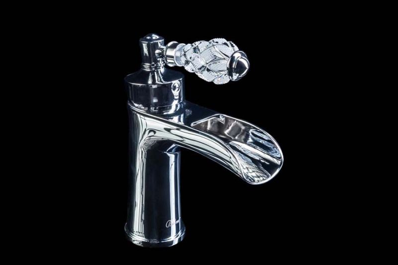 Смеситель для раковины Boheme Vogue Crystal хром 221-CRST