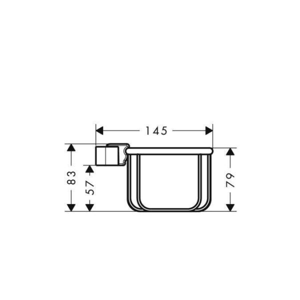 Мыльница Hansgrohe Montreux 42066000 хром