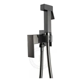 Гигиенический душ со смесителем Filarete Fing FL101BG графит