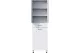 Пенал Onika Модерн 406004  белый с бельевой корзиной