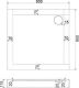 Акриловый поддон для душа Good Door Форум 90x90