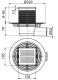 Сливной трап AlcaPlast 105 ? 105/50мм решетка - хром APV103 Сливной трап AlcaPlast 105 ? 105/50мм решетка - хром APV103