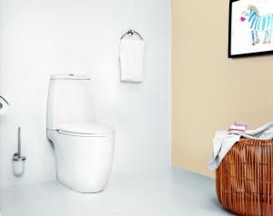 Унитаз напольный компактный Am.pm Bliss L C538607SC с микролифтом