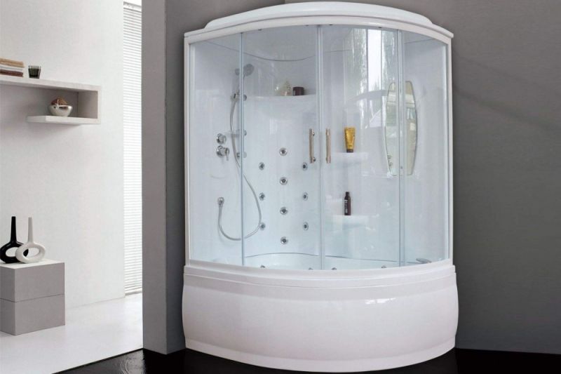 Душевой бокс Royal Bath ALP левый стекло прозрачное 140x95см RB140ALP-T-L