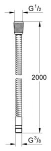 Душевой шланг Grohe Relexaflex 28158000 ? х ?