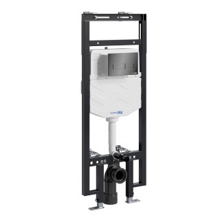 Система инсталляции для унитазов WasserKRAFT Dinkel 58TLT.010.ME.PB03 с кнопкой смыва