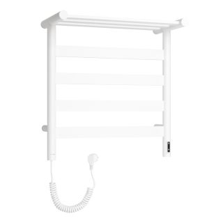 Полотенцесушитель электрический WasserKRAFT Naab 86TH102-4WM 50x53 см белый матовый