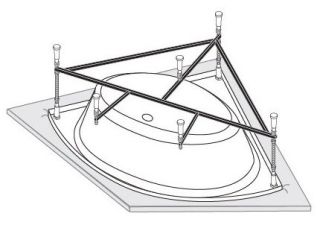 Каркас для ванны VagnerPlast Plejada 150 VPK150150P Каркас для ванны VagnerPlast Plejada 150 VPK150150P