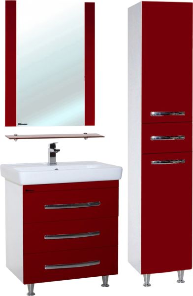 Тумба под раковину Bellezza Рокко 70см красный 00000010162 Тумба под раковину Bellezza Рокко 70см красный 00000010162