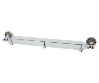 Wasserkraft Diemel K-2244 Полка стеклянная с бортиком Wasserkraft Diemel K-2244 Полка стеклянная с бортиком