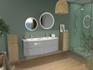 Раковина Jacob Delafon Nona 140  EB1883RU-00 двойная